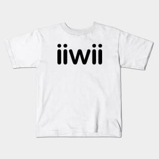 It Is What It Is Acronym (Black Text) Kids T-Shirt